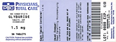 Image of 1.5 mg label - package label 01
